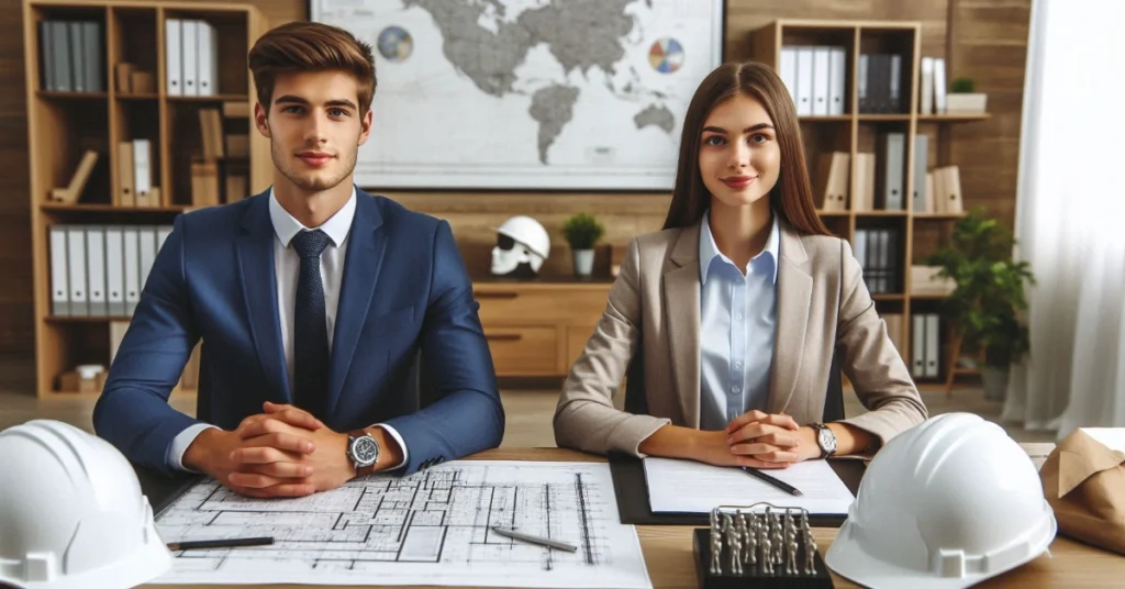 Professional and optimistic atmosphere for interview