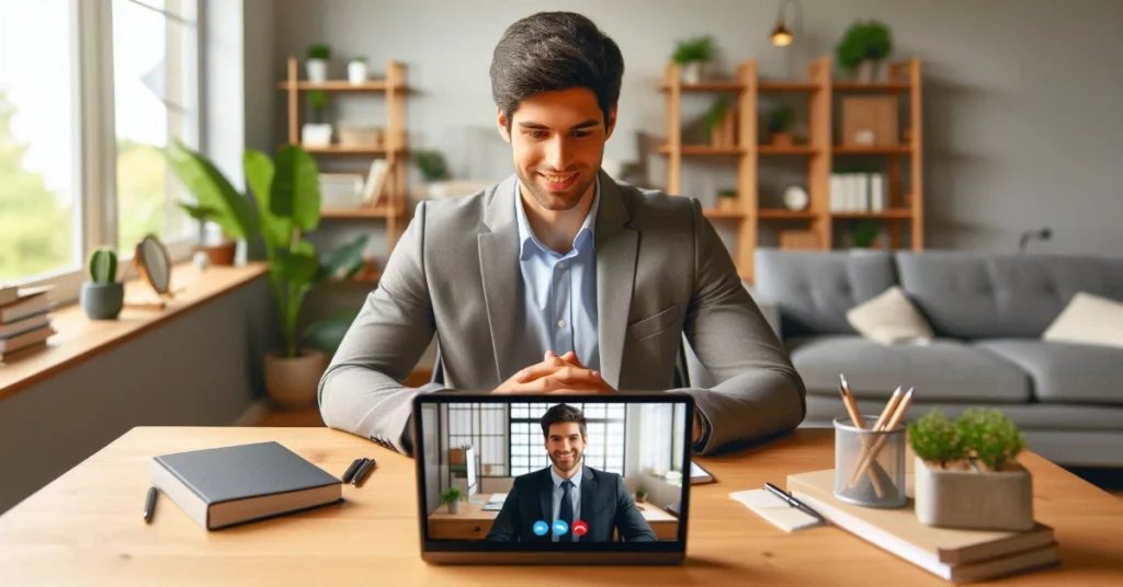 Virtual Interview Scene