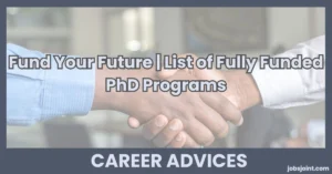 Fund Your Future | List of Fully Funded PhD Programs