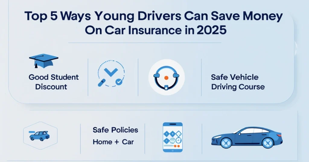 Top 5 Ways Young Drivers Can Save Money on Car Insurance in 2025